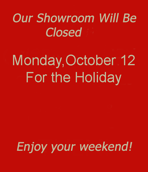 Our Showroom is Closed Monday October12th Enjoy the Holiday - Montes Marble & Granite Atkinson, NH